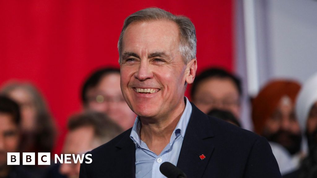 Canada ‘will stand up to a bully’, says Mark Carney after Trump tariffs announced