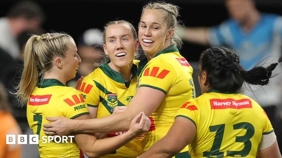 Australia 90-4 England: Lionesses suffer record defeat in Las Vegas