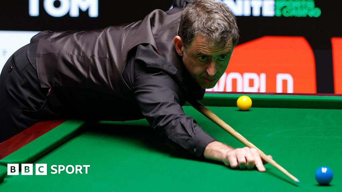 World Snooker Championship: Returning Ronnie O’Sullivan holds lead over Ali Carter