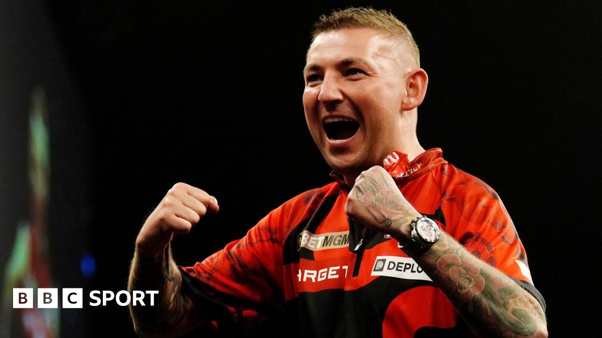Premier League Darts results: Nathan Aspinall reaches play-offs; Luke Littler sets records in Sheffield