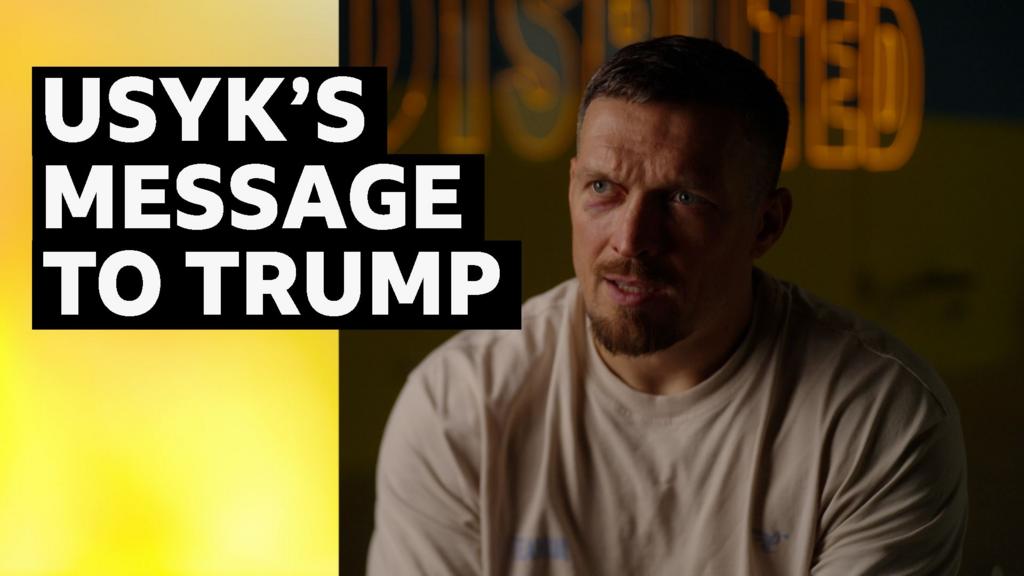 Usyk invites Trump to 'live in my house' to experience Ukraine war