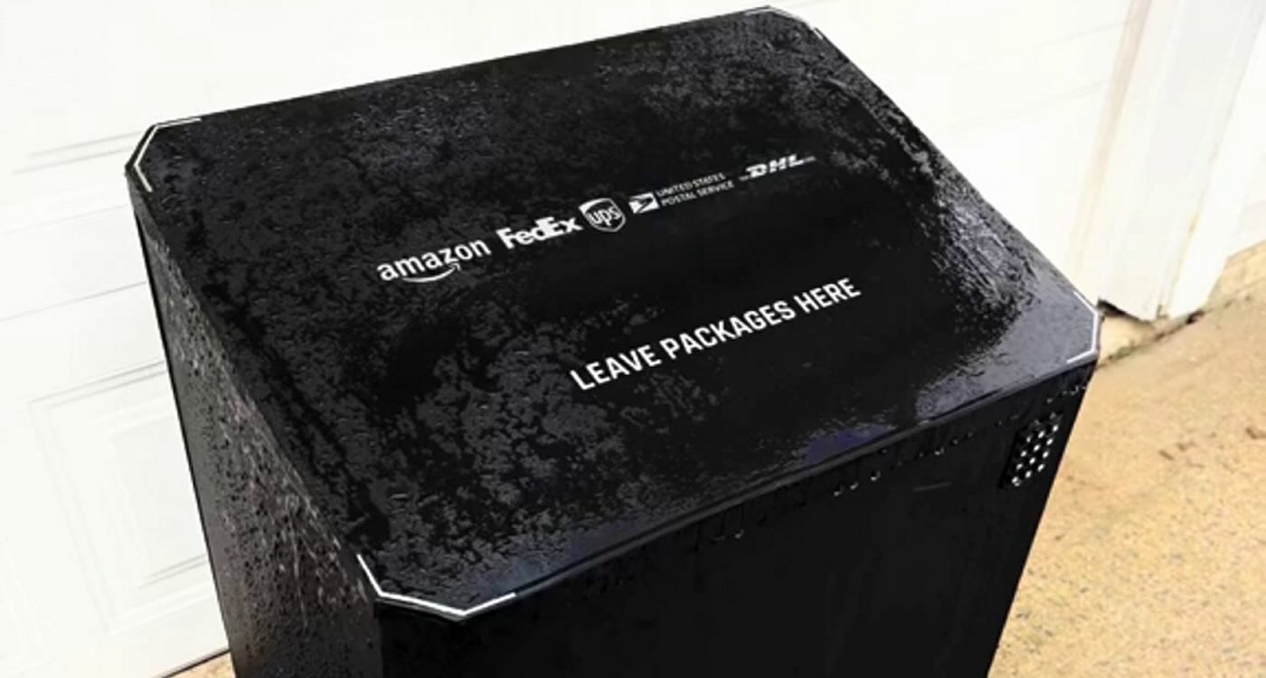 Young Welder Builds Clever Lock Box For Packages to Combat Porch Pirates Taking His Deliveries