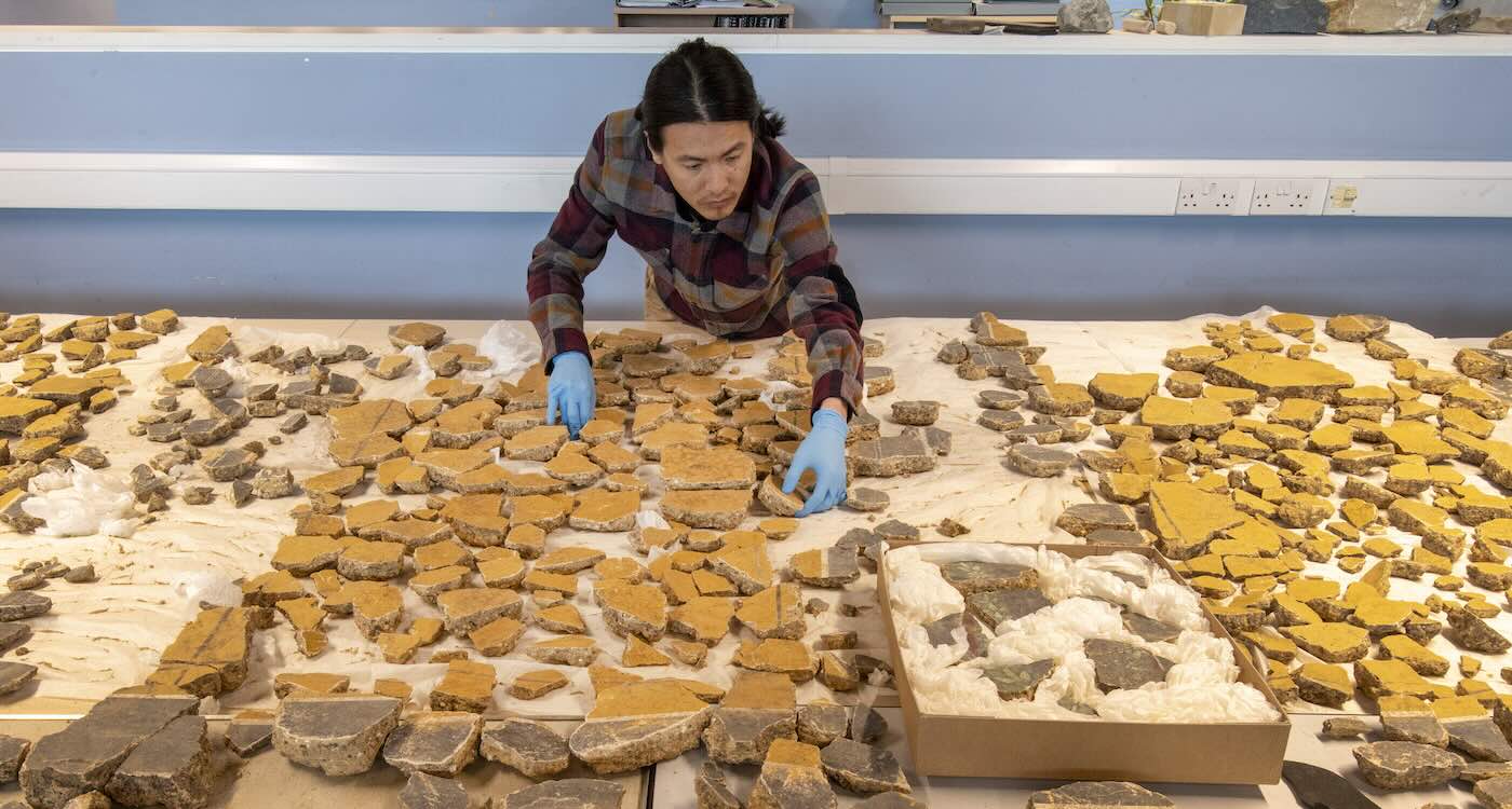 Giant Archaeological Puzzle Reveals Artworks Not Seen for 1,800 Years