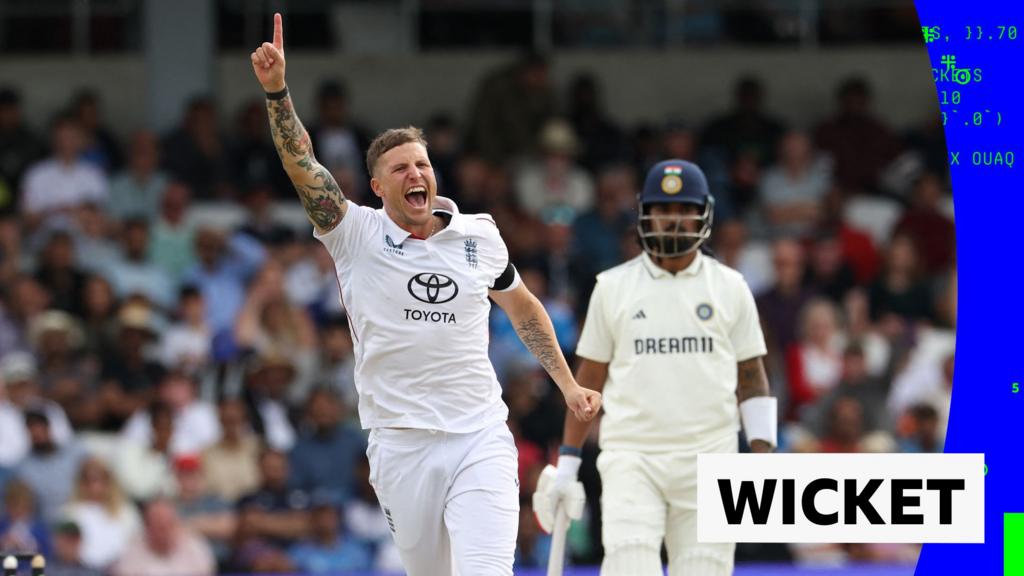 England vs India first Test: Brydon Carse takes early Yashasvi Jaiswal wicket