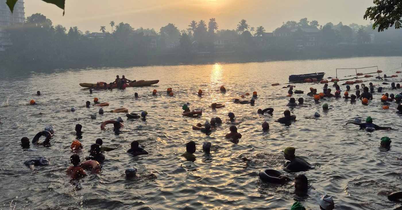 One Man in Southwest India Taught 10,000 People to Swim for Free in a River to End Drownings