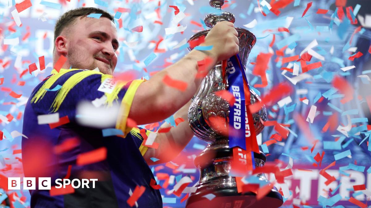 Luke Littler wins World Matchplay Darts final against James Wade to complete Triple Crown