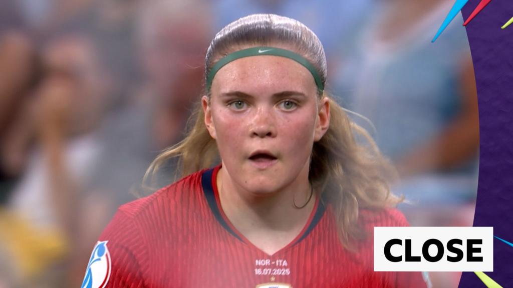 'She has no fear' – Gaupset almost scores goal of the Euros