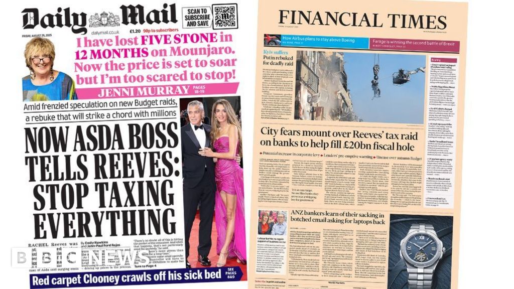 ‘They think itch all over’ and ‘fears over tax raid’