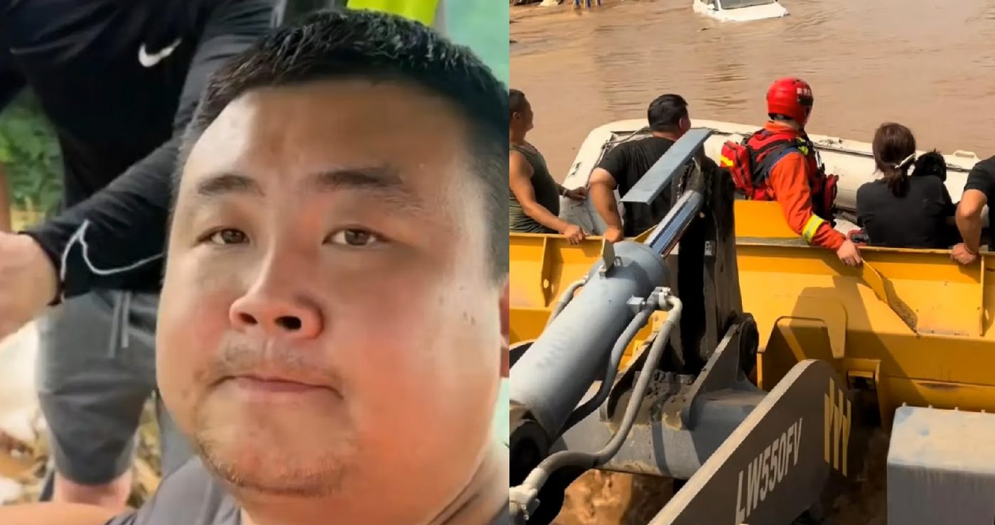 China’s โBulldozer Heroโ Saves Over 100 Stranded Neighbors During Recent Beijing Flooding