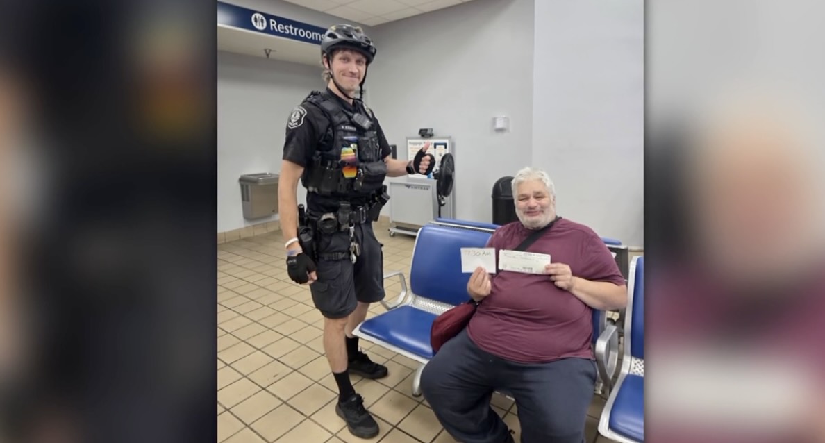 Officer Buys Stranded Deaf Man Train Ticket to Get Home