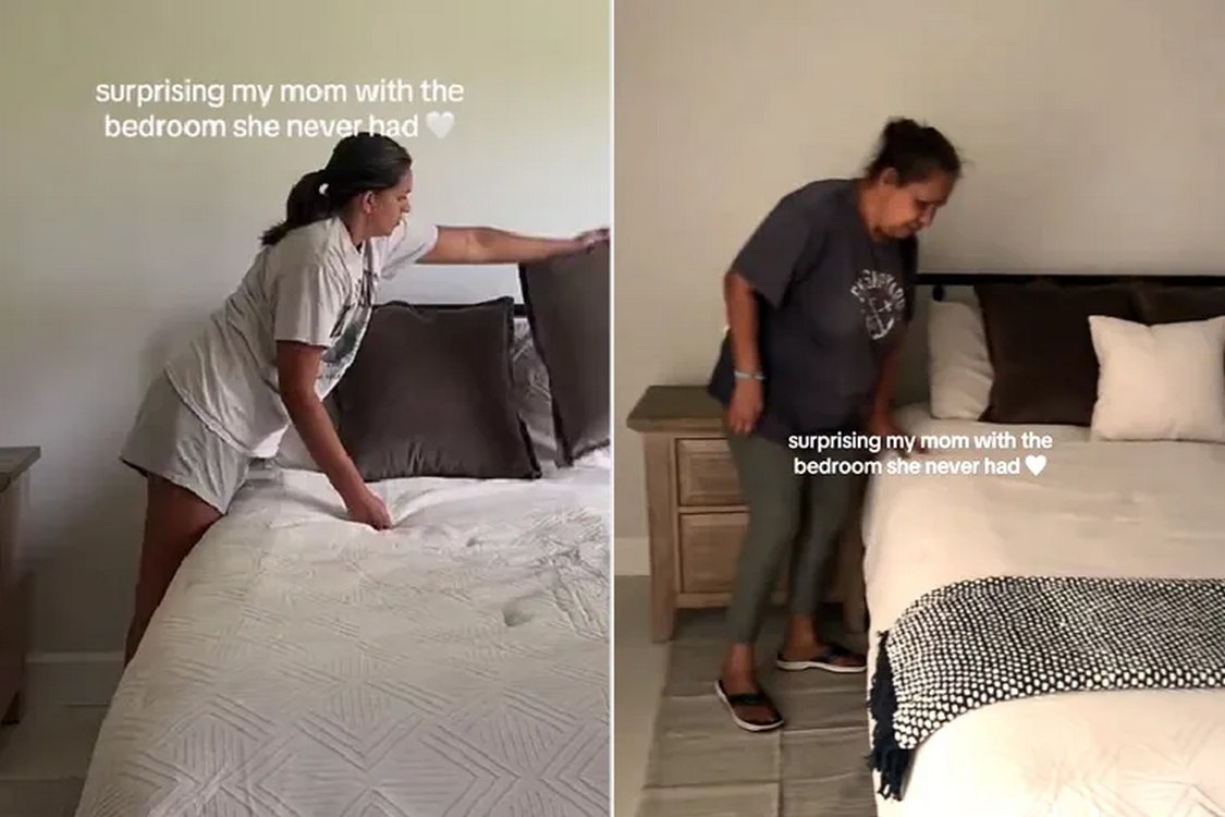 Woman Surprises Her Mother with the Bedroom She Never Had After Years ‘in and out of Homelessness’