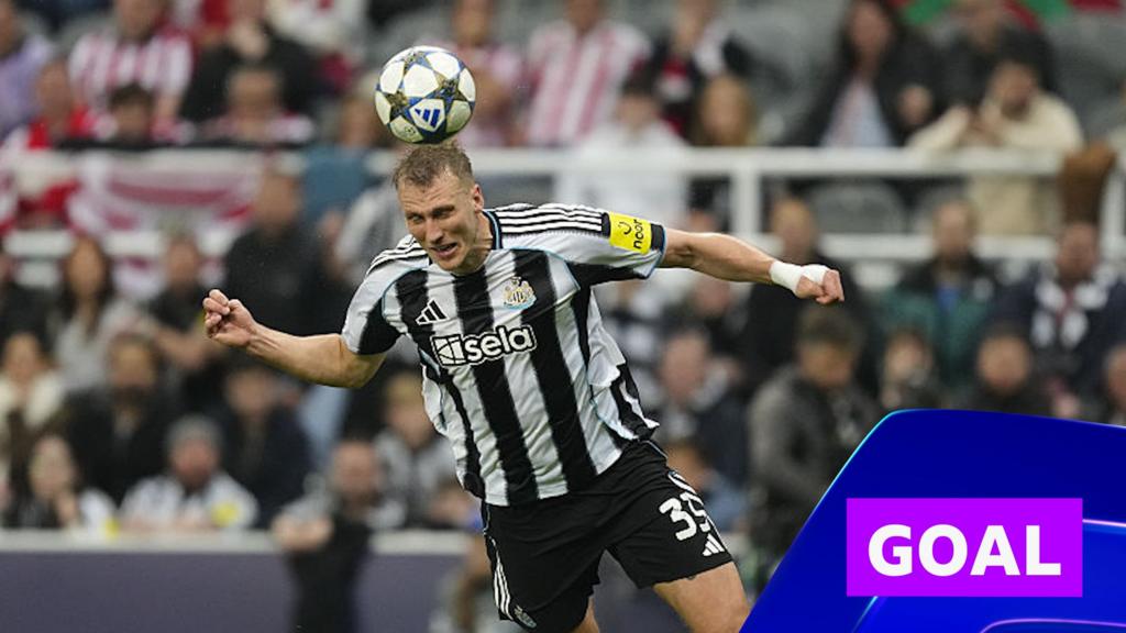 Burn scores brilliant header to give Newcastle lead