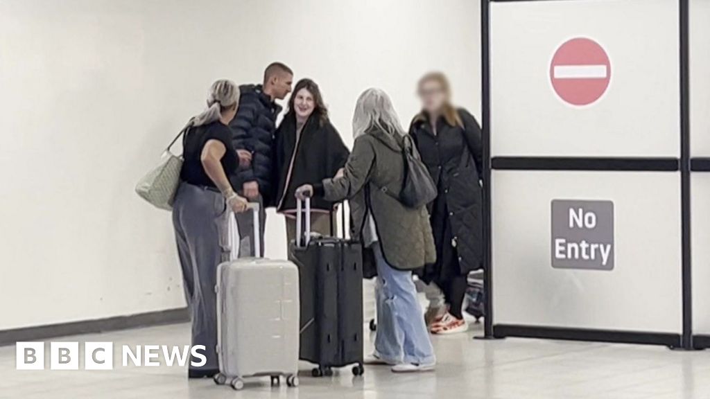 Bella Culley arrives home after being freed from Georgia jail