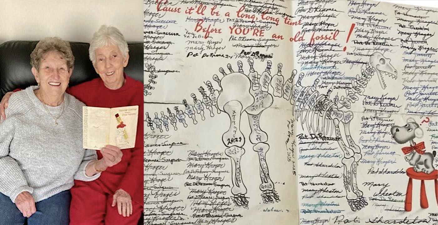 Best Friends Exchange the Same Birthday Card–Back and Forth–for 81 Years Straight