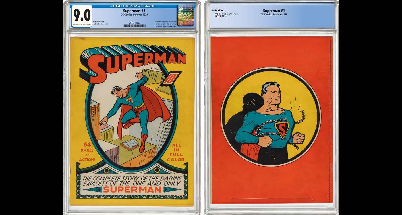 Superman No.1 Comic Book Found in Mom’s Attic Bags $9.1 Million in Most Valuable Comic Auction Ever